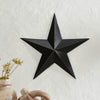 Metal Star Speckled Distressed Black 18x18