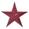 Metal Star Speckled Distressed Burgundy 18x18