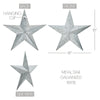 Metal Star Galvanized 18x18