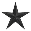 Metal Star Distressed Black 24x24