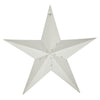 Metal Star Distressed Creme 36x36