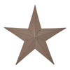 Metal Star Distressed Rust Brown 36x36