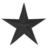 Metal Star Distressed Black 36x36