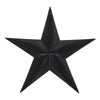 Metal Star Distressed Black 36x36