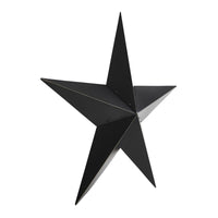 Metal Star Distressed Black 36x36