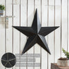 Metal Star Distressed Black 36x36