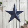 Metal Star Distressed Navy 36x36