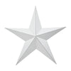 Metal Star Distressed White 36x36