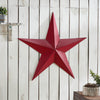 Metal Star Speckled Distressed Burgundy 36x36