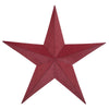 Metal Star Speckled Distressed Burgundy 36x36