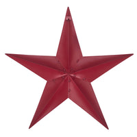 Metal Star Speckled Distressed Burgundy 36x36