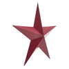 Metal Star Speckled Distressed Burgundy 36x36