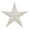 Metal Star Distressed Creme 48x48