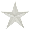 Metal Star Distressed Creme 48x48