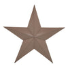 Metal Star Distressed Rust Brown 48x48