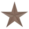 Metal Star Distressed Rust Brown 48x48