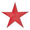 Metal Star Distressed Barn Red 48x48