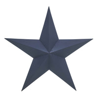 Metal Star Distressed Navy 48x48