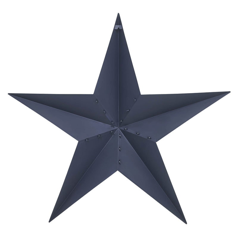 Metal Star Distressed Navy 48x48