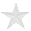 Metal Star Speckled Distressed White 48x48