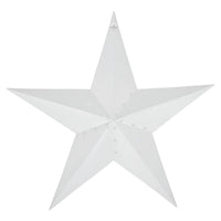 Metal Star Speckled Distressed White 48x48