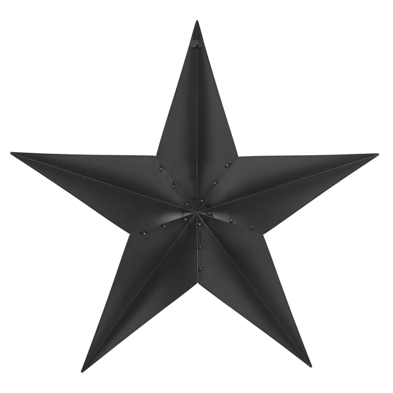 Metal Star Speckled Distressed Black 48x48