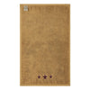 Burgundy Stars Tan Hand Towel Set of 2 16x26