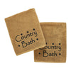 Black Country Bath Stars Tan Bath Towel Set of 2 27x54