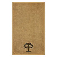 Black Willow Tree Tan Hand Towel Set of 2 16x26