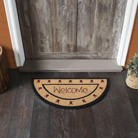 Connell Coir Welcome Rug Half Circle 16.5x33 **BACKORDERED UNTIL MARCH 2025**