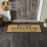 Neck Of Woods Coir Welcome Rug Rect 17x48 **BACKORDERED UNTIL MARCH 2025**