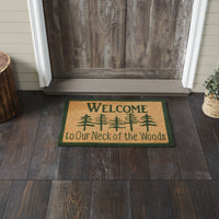 Neck Of Woods Coir Welcome Rug Rect 20x30 **BACKORDERED UNTIL MARCH 2025**