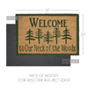 Neck Of Woods Coir Welcome Rug Rect 20x30 **BACKORDERED UNTIL MARCH 2025**