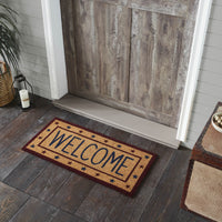 Patriotic Stars Welcome Coir Rug Rect 17x36 **BACKORDERED UNTIL MARCH 2025**