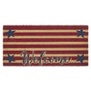 Patriotic Stripes Coir Welcome Rug Rect 17x36 **BACKORDERED UNTIL MARCH 2025**