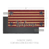 Patriotic Stripes Coir Welcome Rug Rect 17x36 **BACKORDERED UNTIL MARCH 2025**