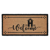 Saltbox Coir Welcome Rug Rect 17x36 **BACKORDERED UNTIL MARCH 2025**