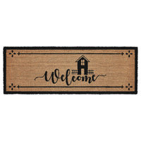 Saltbox Coir Welcome Rug Rect 17x48 **BACKORDERED UNTIL MARCH 2025**