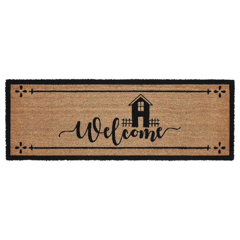 Saltbox Coir Welcome Rug Rect 17x48 **BACKORDERED UNTIL MARCH 2025**