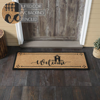 Saltbox Coir Welcome Rug Rect 17x48 **BACKORDERED UNTIL MARCH 2025**