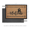 Saltbox Coir Welcome Rug Rect 20x30 **BACKORDERED UNTIL MARCH 2025**