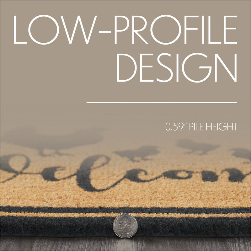 Down Home Hen & Chicks Coir Welcome Rug Rect 20x30 – Beth's Country ...