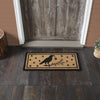 Raven Stars Coir Rug Rect 17x36 **BACKORDERED UNTIL MARCH 2025**