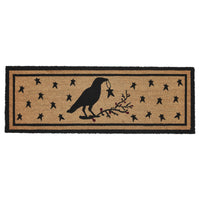 Raven Stars Coir Rug Rect 17x48 **BACKORDERED UNTIL MARCH 2025**