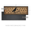 Raven Stars Coir Rug Rect 17x48 **BACKORDERED UNTIL MARCH 2025**