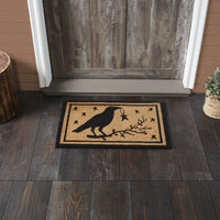 Raven Stars Coir Rug Rect 20x30 **BACKORDERED UNTIL MARCH 2025**