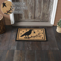 Raven Stars Coir Rug Rect 20x30 **BACKORDERED UNTIL MARCH 2025**