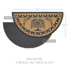 Willow Tree Coir Rug Half Circle 16.5x33 **BACKORDERED UNTIL MARCH 2025**