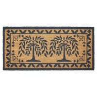 Willow Trees Coir Rug Rect 17x36 **BACKORDERED UNTIL MARCH 2025**