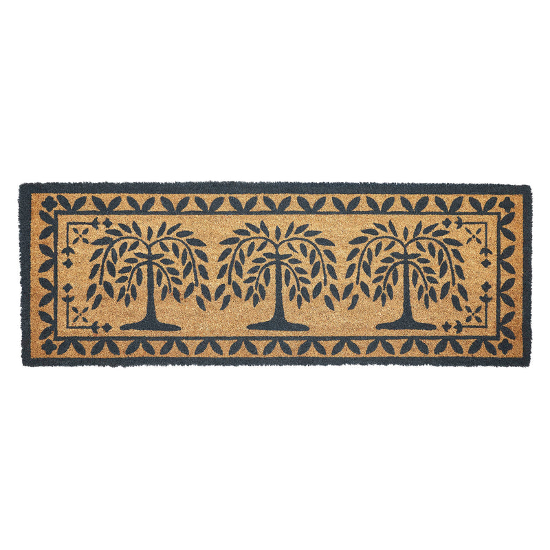 Willow Trees Coir Rug Rect 17x48 **BACKORDERED UNTIL MARCH 2025**